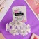 Hair gum "Belyanochka" (set 6 pcs) chamomile