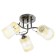 Svetogor chandelier "Sun" 3x60W e27 black chrome