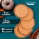 Set of bottoms for knitting, circle 15 cm, 5 pcs, hdf 3 mm