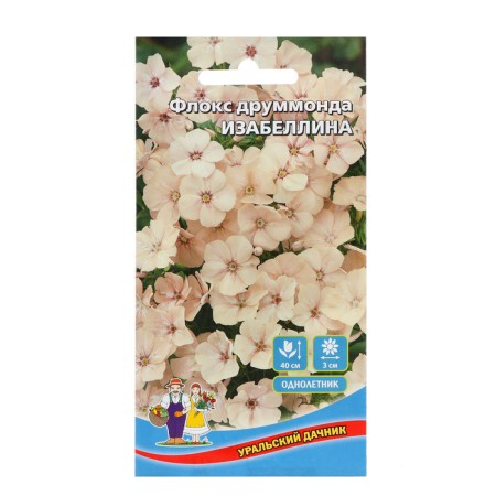 Flower seeds Flox Drummond "Isabellin", 0, 1 g,