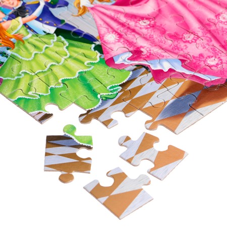 Puzzles 2 in 1 "Princesses No. 4", 104 elements in each puzzle-3
