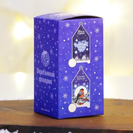 The desktop flashlight of "Happy Christmas", 5 x 5 x 10 cm.-4