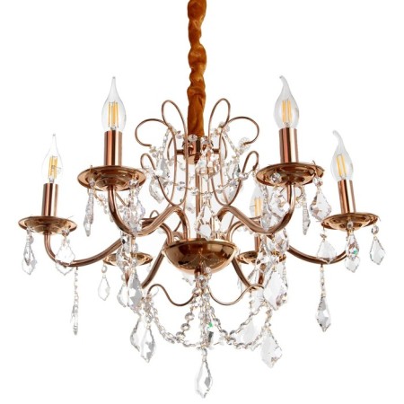 Vita chandelier 6x40W E14 gold 58x58x50 (88) cm-1