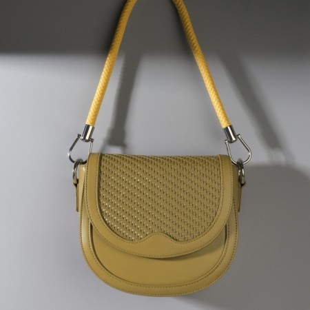 Handle for bag, 57 cm, yellow color-3