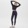 Women's legins with an insert of Minaku, black color, rr 48