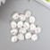 Beads for creativity plastic "Pearl of irregular shape" set of 15 pcs 1x1.3x0.6 cm