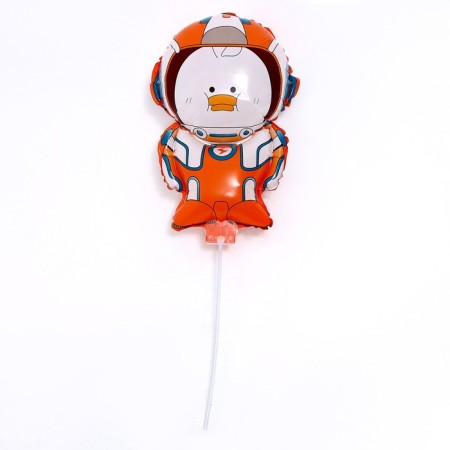 Foil ball 23 "" Duckling-cosmonaut ", with a wand-3