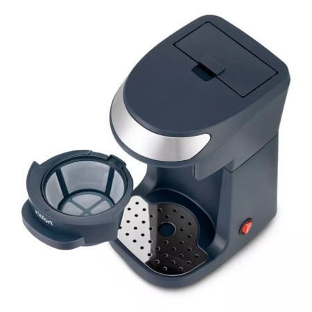 Coffee machine KitFort KT-7312, drop, 750 W, 0.36 l, dark gray-2