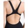 Women's swimsuit for the ATEMI SWAP01M pool, black color, antichlor, size 44