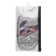 ATEMI Pu 305 swimming cap, fabric with polyurethane coating, silver color, print