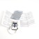 Controller for a single-color LED tape mini with p/y white, 12-24V, LD65