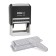 Automatic self-assembled stamp COLOP Printer 55 SET-F, frame, 8/10 lines, 2 cash desks, black