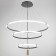 Chandelier 2685/3 LED 170W 3000-6000K black and gold 80x80x40 cm Bayerlux