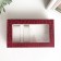 Casket Plastic for clock 2 compartments and jewelry "Red Python" 7x10.5x17.5 cm