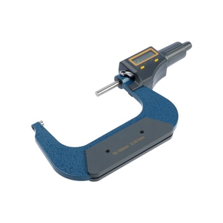 Micrometer electronic tundra, metal, range 75-100 mm, measurement step 0.001 mm