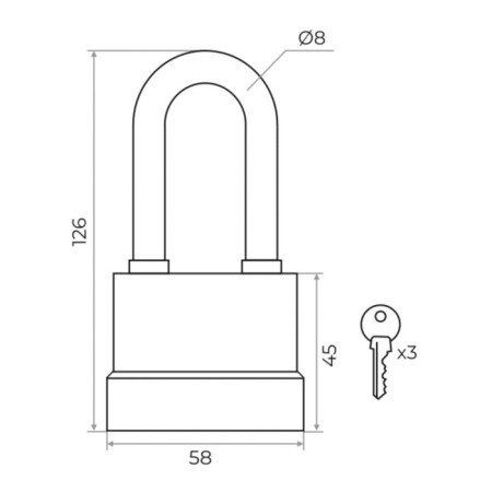 Castle of hinged Marlok BC-1 00.50L, All-weather-1