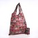Household bag without fastening, brown color/pink