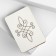 Magnetic needle "Ornament No. 2", 8 × 5.5 cm, beige color