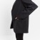 Women's jacket with a cut on the back mist size l-xl, color black