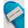 Women's slippers open nose, size 39-41, turquoise color