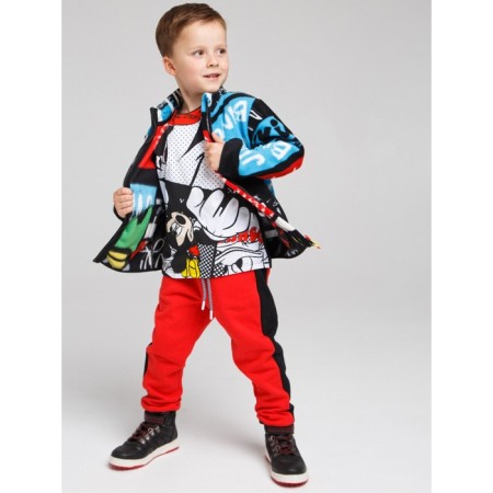 Fleet from a blis on a zipper for a boy, height 104 cm-1
