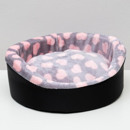 Lynchik "Oxford" No. 2, with fur, 46 x 36 x 15 cm Mix flowers-3