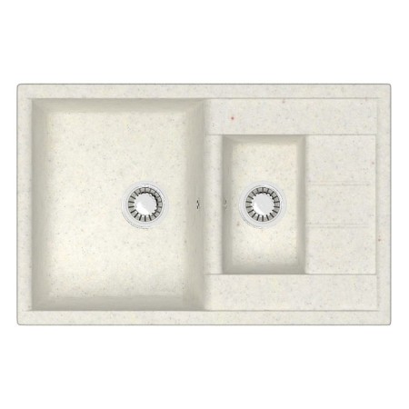 Kitchen is a kitchen from Zett Lab stone. 210/q7, 775x500x218 mm, matte, mortise, color cotton