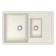 Kitchen is a kitchen from Zett Lab stone. 210/q7, 775x500x218 mm, matte, mortise, color cotton