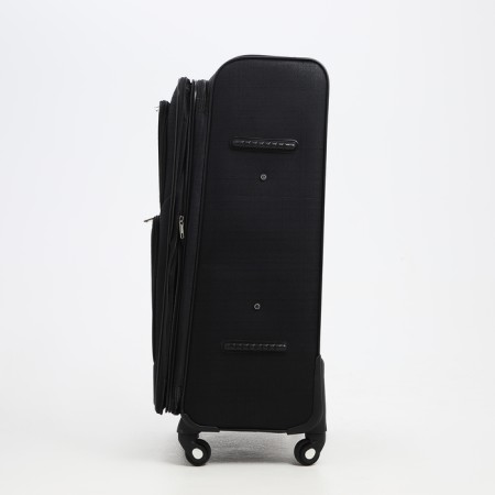 Big suitcase 28 ", a lightning department, code castle, 4 wheels, 2 outer pockets, black color-3