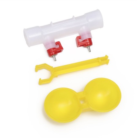 The drinker is nipple, for pets, with a dropper (double), Greengo-2