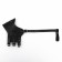 Pressed muzzle of pressed leather adjustable, No. 5, DN 9.3 cm, ohm 32-40 cm, black