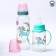 Gift children's set "Magic Pony": Butles for feeding 150 and 250 ml, straight, from 0 months, pink color