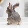 Piggy bank "Rabbit Gray" 10x8x12cm