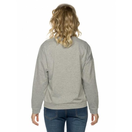 Women's sweatshirt, size XXS, gray color-1
