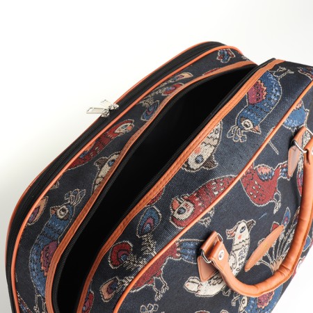 Road bag with lightning, long belt, colorful color-2