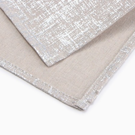 Set of napkins Ethel silver 2 pcs. 45*45 cm, 100% p/e, 180g/m2-2