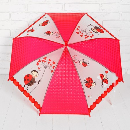 Children's umbrella 3D "God's cows" d = 82 cm, markdown (no whistle)-1