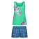 Female pajamas, size XS, Emerald color