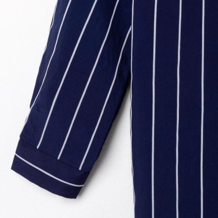Shirt (shirt) female kaftan "strip", blue color, size 44-46-8