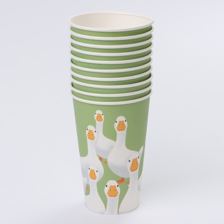 A one -time paper cup for coffee "geese", 400 ml-2