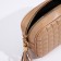 Cross-Bodi Bag on a zipper, beige color