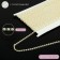 Pearls on threads, with holography, flat, 4.5 mm, 9 ± 1 m, white color