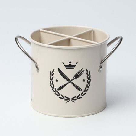 CROWN tablespoons stand, h = 13 cm, white color-1