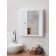 Hilton Premium Left bathroom set, white color