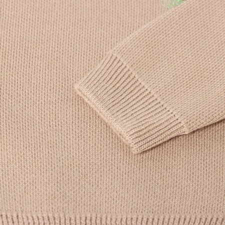 New Year. Jumper knitted baby I "spruce branches" growth 92-98 cm-7