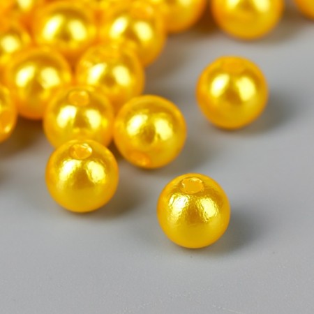 Beads for creativity plastic "Amber" set 200 pcs d = 0.6 cm-1