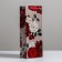 Gift Pack Laminated for a bottle, packaging, Flowers, 13 x 36 x 10 cm