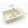 Kitchen is a kitchen from Zett Lab stone. 210/q2, 775x500x218 mm, matte, mortise, beige