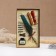 Gift set 5B1 "steampunk": feathers of turquoise, ink, tips, print, wax