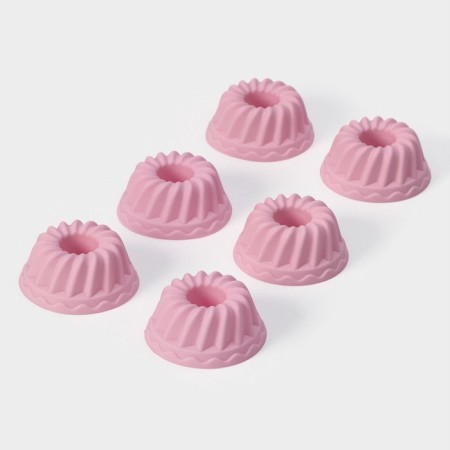 A set of baking shapes “fingers lick”, silicone, 6 pcs, 7 × 3 cm, color mix-1